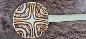 Orange Wood Spoons