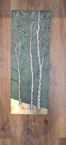 Green and Gold Birch Tree