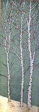 Load image into Gallery viewer, Green and Gold Birch Tree
