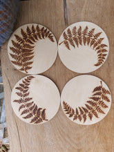 Load image into Gallery viewer, Curly fern coasters
